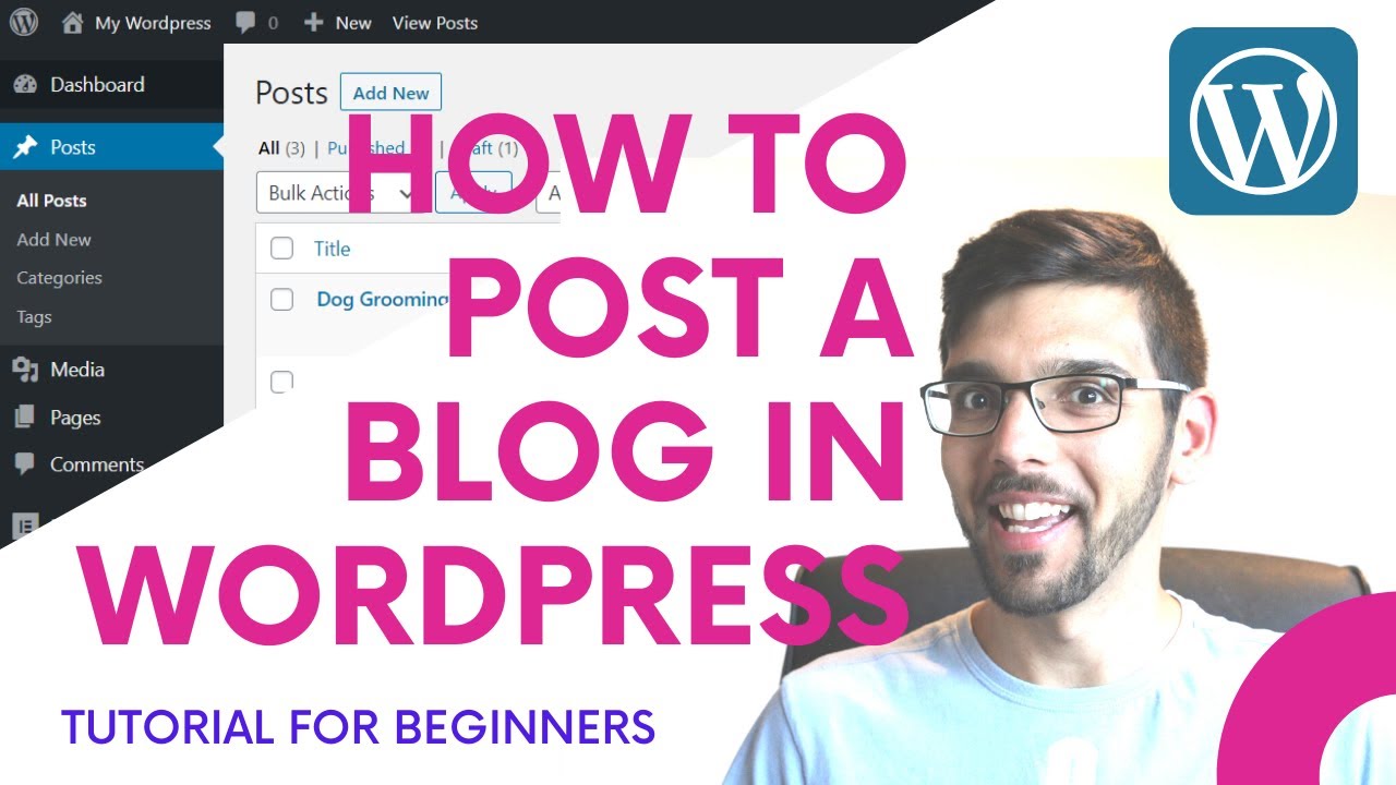 How to write a blog post in WordPress