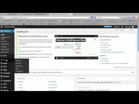 Creating a free Wordpress blog - tutorial for beginners