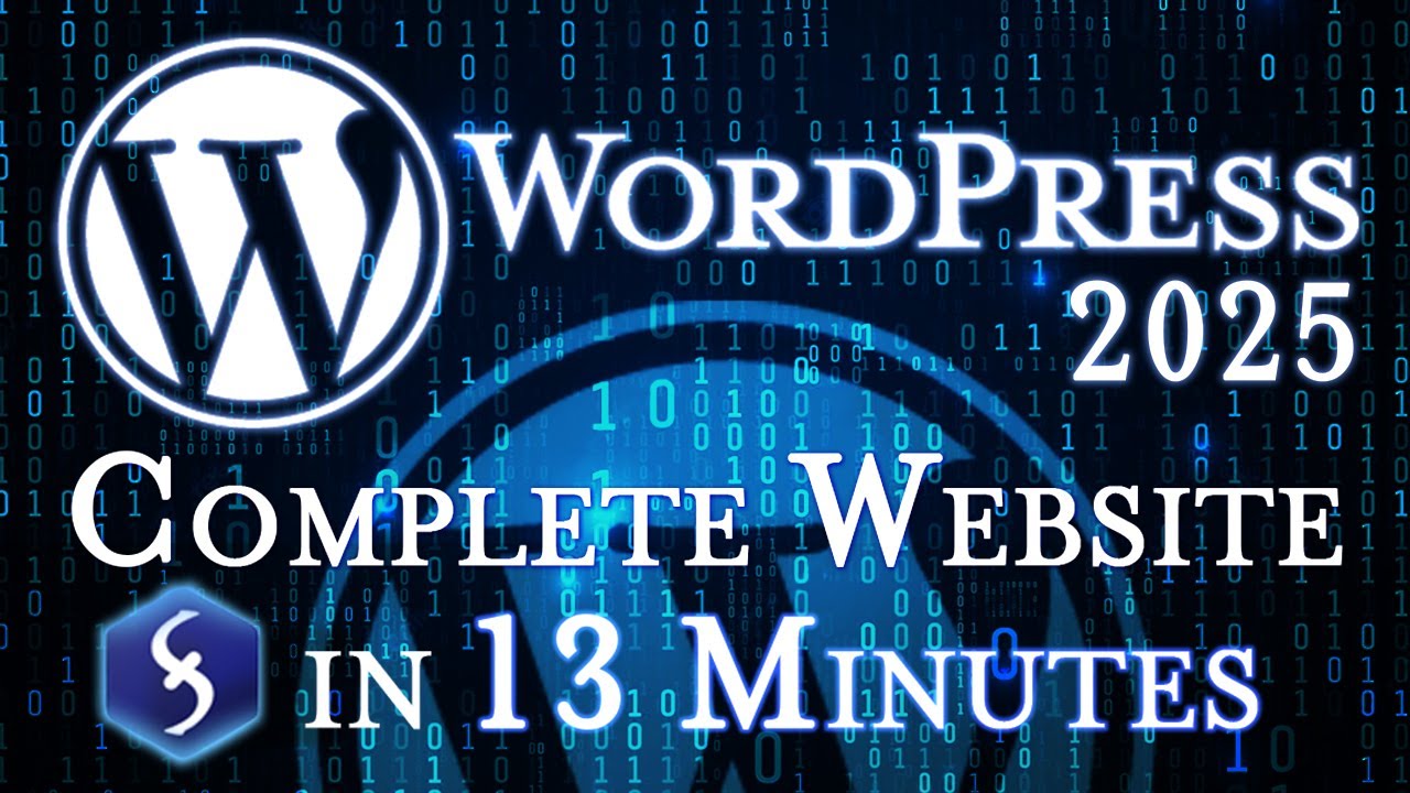 WordPress - Tutorial for Beginners in 12 MINS! [ FREE