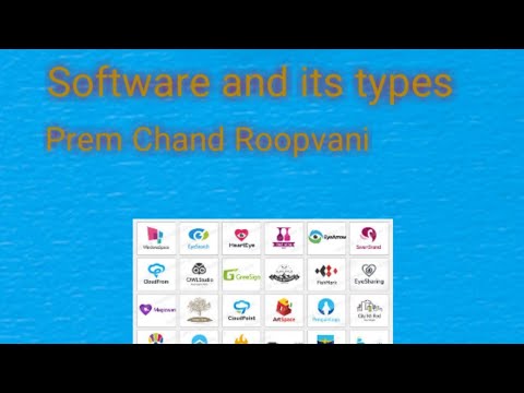 software || type of software || system software || application