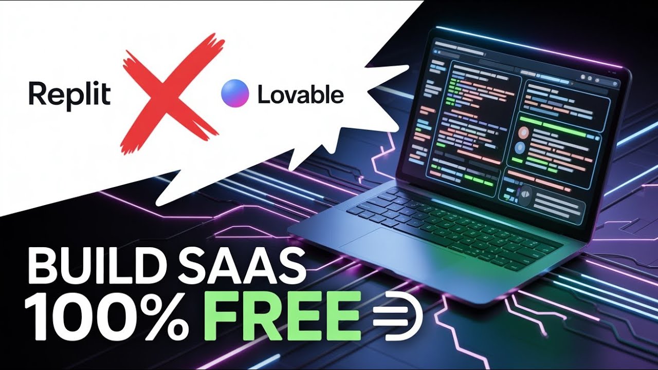 Build SaaS 100% Free (No Replit, No Lovable Needed)
