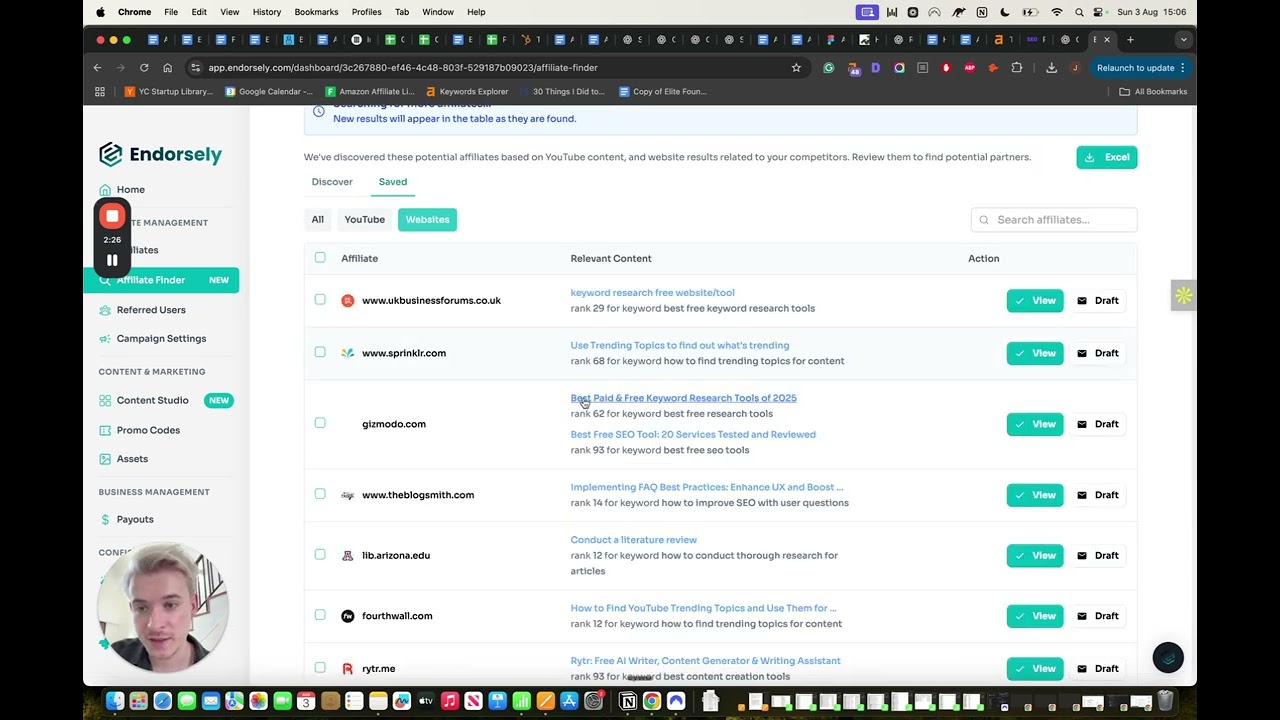 Endorsely 2.0 Demo - Launch Your SaaS Affiliate Program in