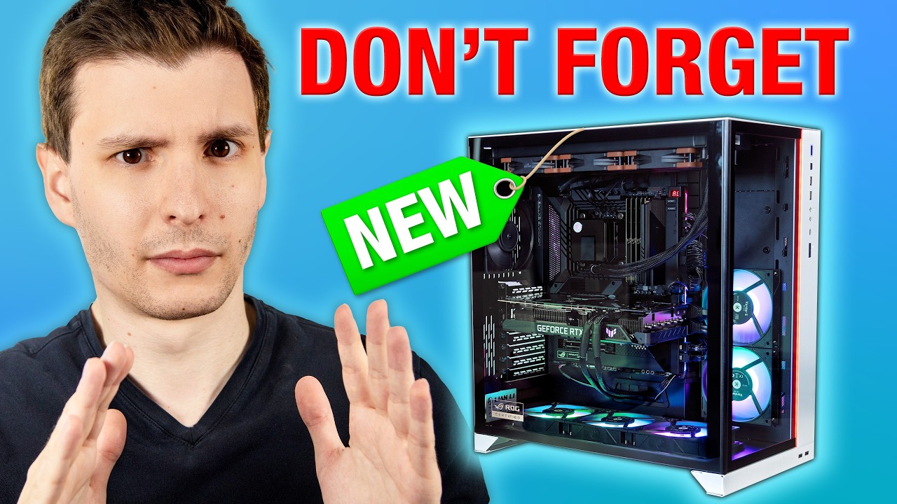 What You MUST Do When You Get a New PC