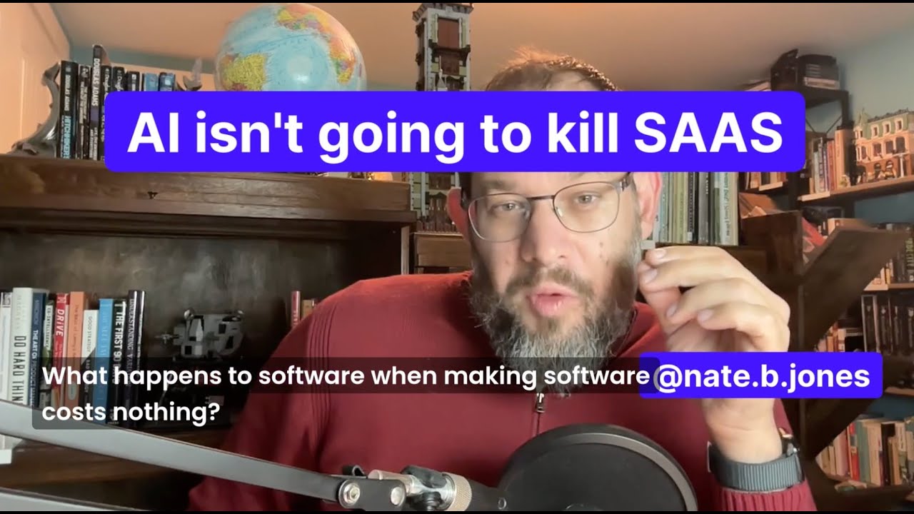 AI isn't going to kill SAAS software business models