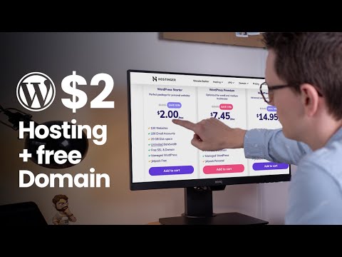 Hostinger -  Cheap Wordpress Hosting with a Free Domain