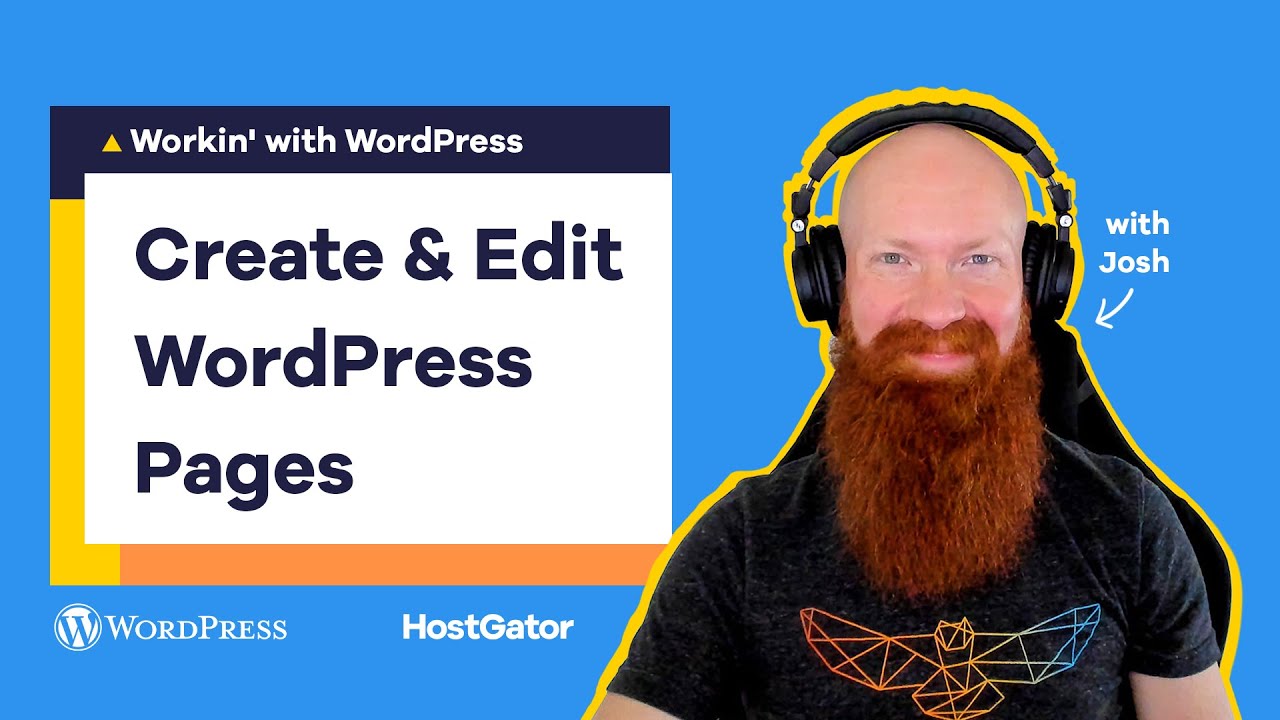 How to Create and Edit a Page in WordPress -