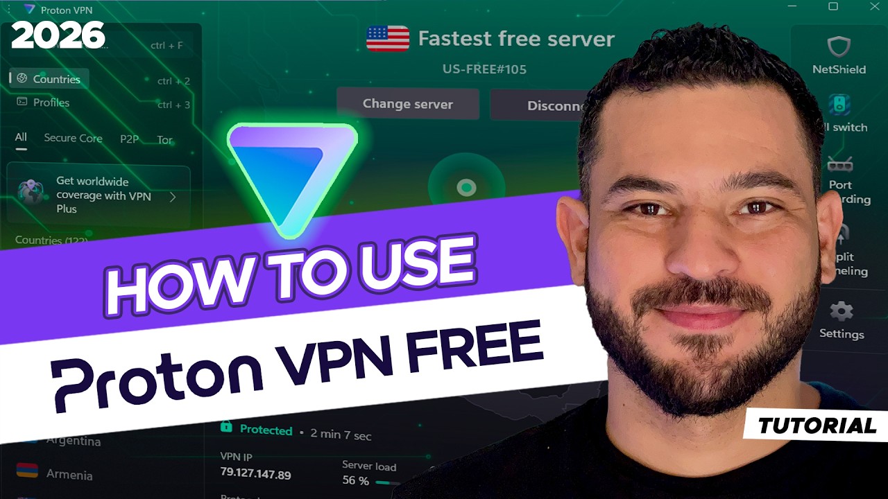 How to Use Proton VPN 2026 ✅ Tutorial Proton VPN