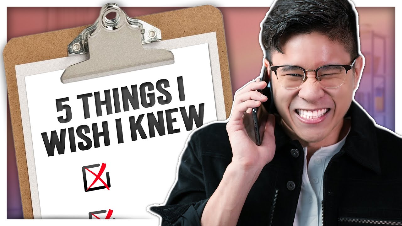 Top 5 Things I Wish I Knew Before Starting A