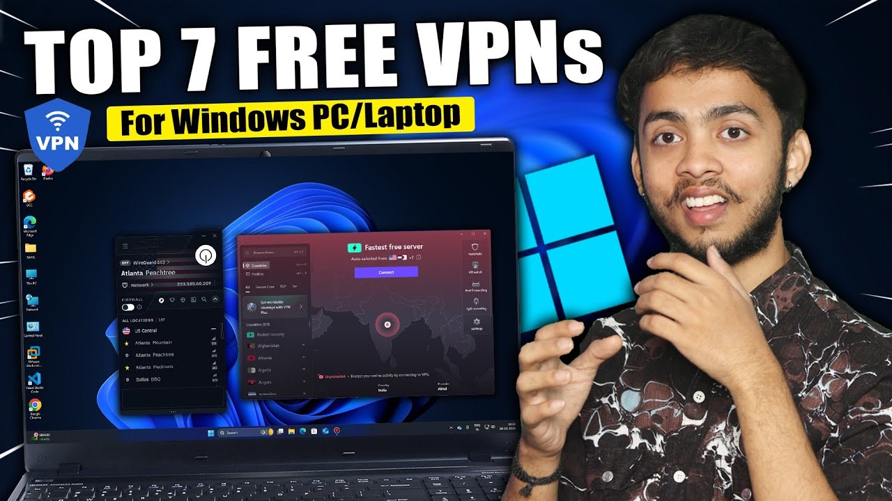 Top 7 BEST FREE VPN For PC/Laptop 2026 🔥 |