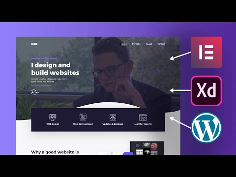 Building my Header in Elementor Wordpress from an Adobe XD