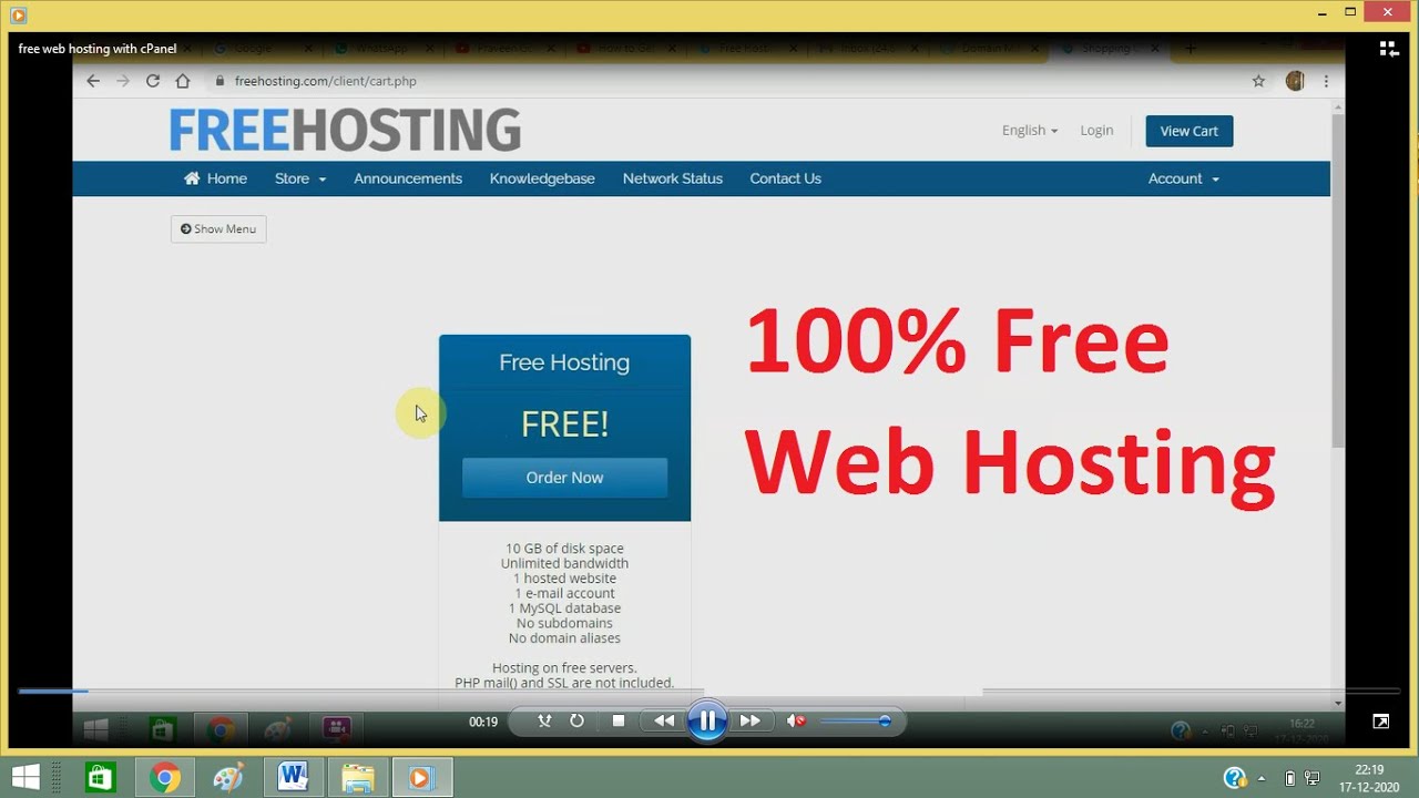 Get Free Web Hosting With cPanel |How To Host Your