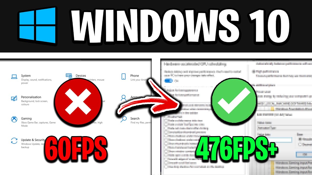 How To Optimize Windows 10 For GAMING - Best Settings