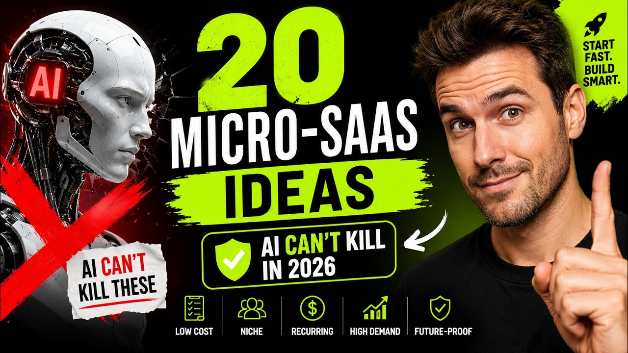 20 Micro-SaaS Ideas AI Can't Kill in 2026 (Full Breakdown)