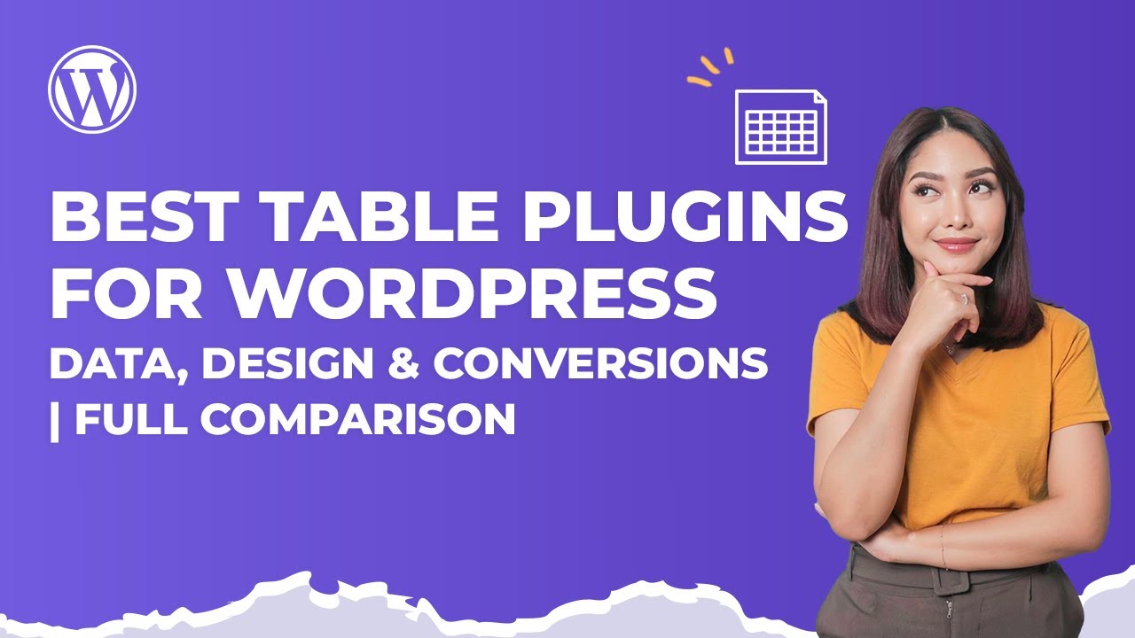 Best Table Plugins for WordPress — Data, Design & Conversions