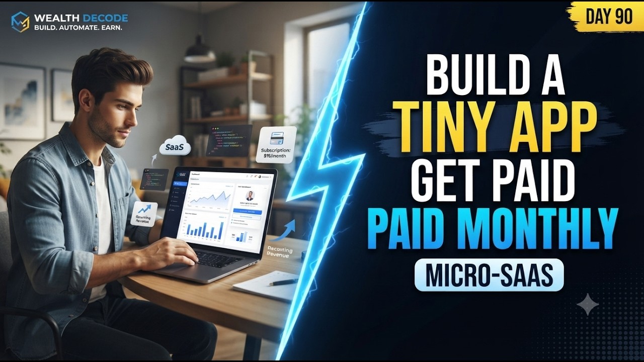 Day 90: Build a Micro-SaaS & Earn Recurring Income (0+/Month)