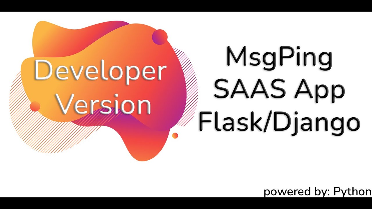MsgPing SAAS Application - Developer Version - Features & Pricing