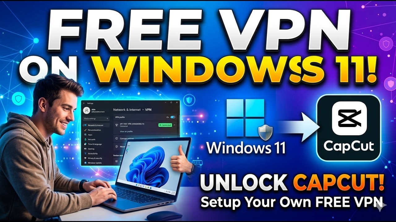 Setup your Free and Fast VPN on Windows 11/10 -